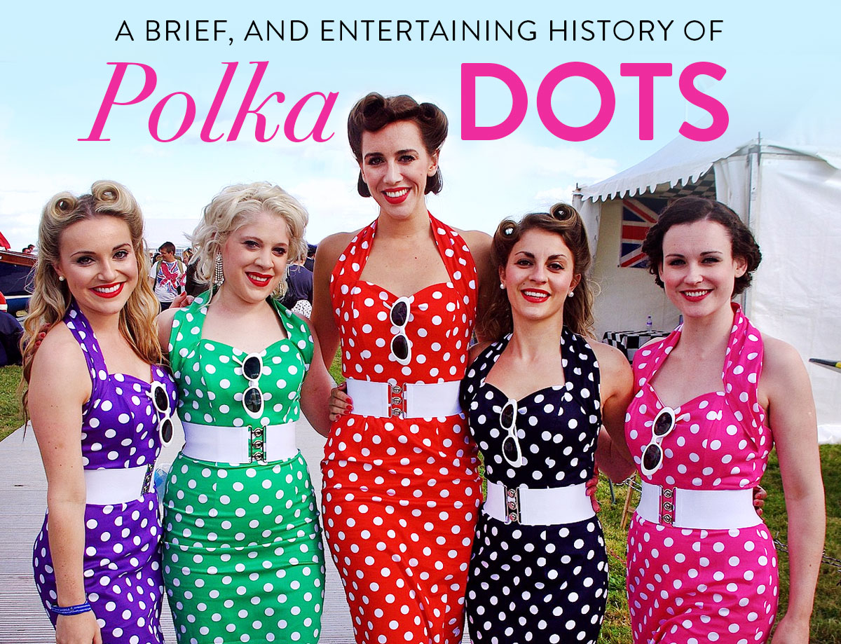 A Brief and Entertaining History of Polka Dots - Suzy Quilts